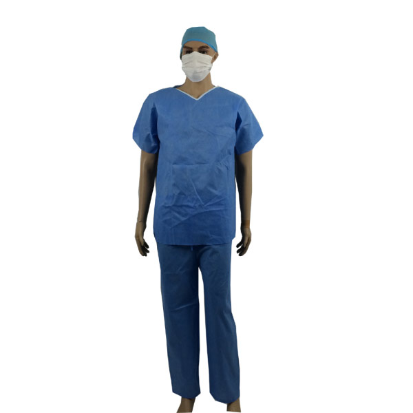 Disposable non woven patient suit