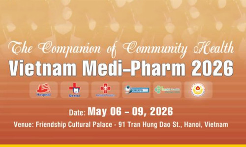 The 18th Vietnam Medi-Pharm 2026,Booth No:Hall A 84-85(May 6-9,2026)